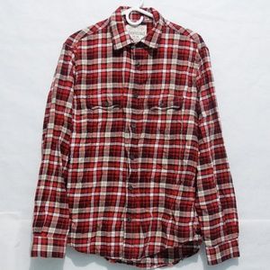 Aeropostale Mens Plaid Button Down Shirt Medium